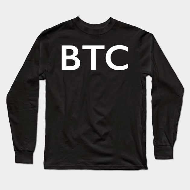 Btc Long Sleeve T-Shirt by StickSicky